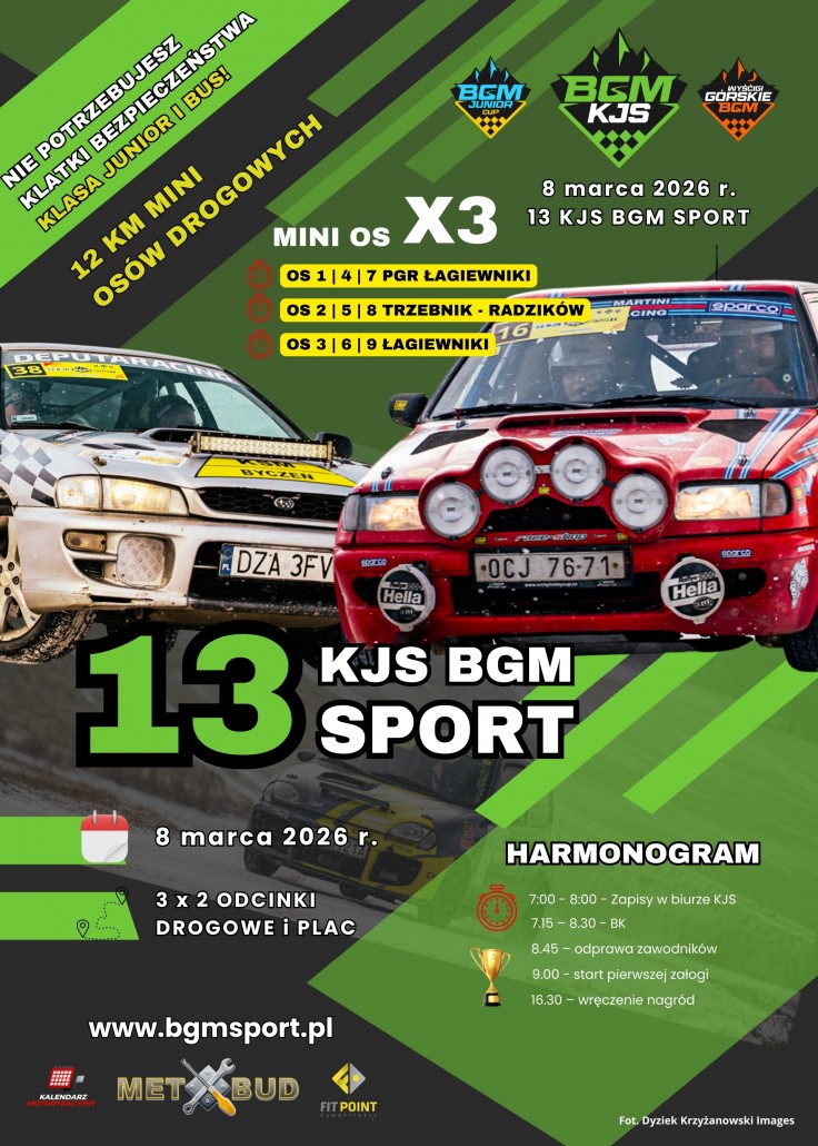 13 KJS BGM SPORT PLAKAT